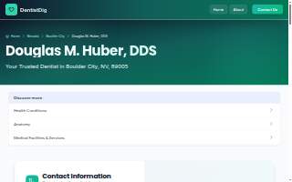 Douglas M. Huber, DDS website