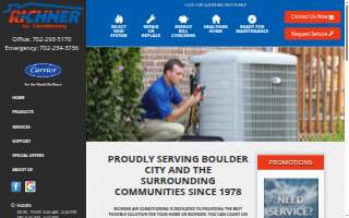 Richner Air Conditioning, Refrigeration & Heating Inc. website
