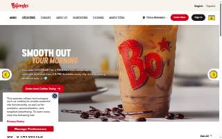 Bojangles website