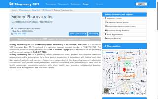 Sidney Pharmacy website