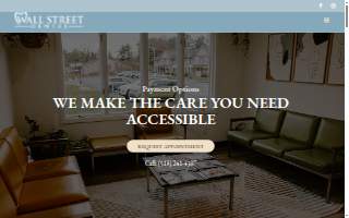 Wall Street Dental website