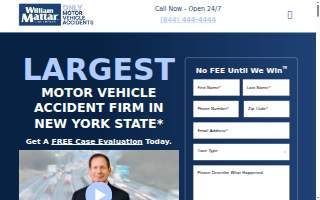 William Mattar Albany Accident Lawyers website