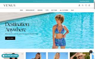 Venus Restaurant website