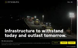 Rifenburg Construction Inc. website