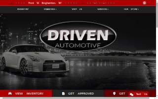 Driven Automotive website