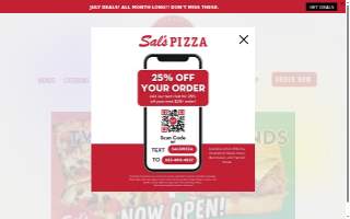 Sal's Pizza of Milford website