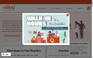 Valley Stream Pediatrics website