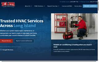 Elm Air Conditioning website