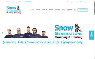 J.T Snow Plumbing & Heating website