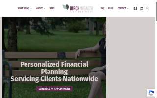 Birch Wealth Management website