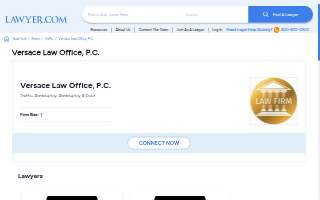 Versace Law Office, P.C. website