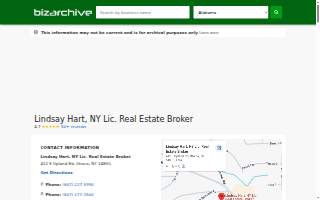 Lindsay Hart, NY Lic. Real Estate Broker website