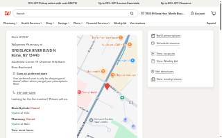 Walgreens of Rome website