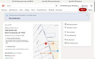 Walgreens of North Tonawanda website