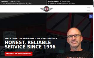 Foreign Car Specialists website