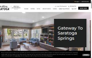 The Hotel Saratoga, an Ascend Collection Hotel website