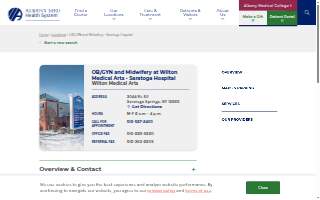 Albany Medical Center of Saratoga Springs website