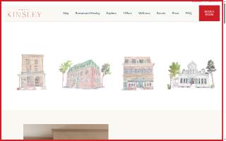 Hotel Kinsley website