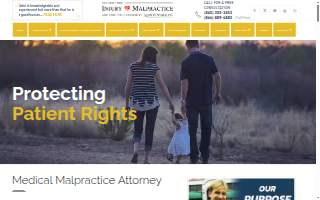 The New York Injury & Malpractice Law Firm, P.C. website