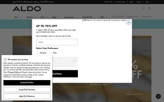 Aldo’s Key Shop website