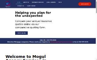 Mogul Agency Services website