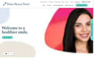 Dolson Avenue Dental website