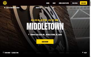 Gold's Gym of Middletown website