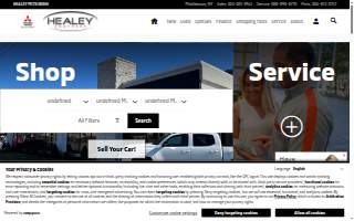 Healey Mitsubishi website