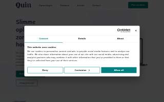 Quin Brew Coffee Company website