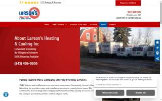 Larson's Heating & Cooling Inc website