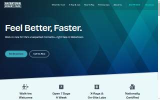 Watertown Urgent Care website