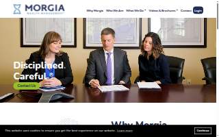 Morgia Wealth Management website