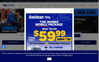 Davidson Ford website