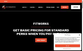 FITWORKS Parma website