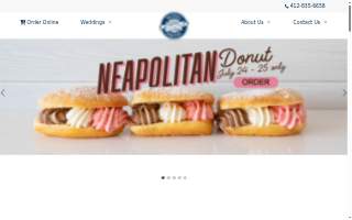 The Baker's Café website
