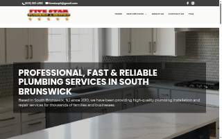 Five Star Plumbing and Heating website