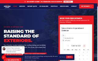 Renew Home Exteriors website