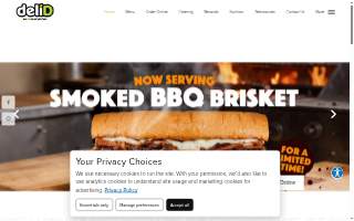 Deli Ohio website