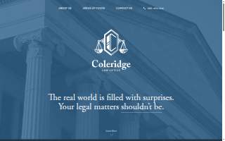 Coleridge Law Office website