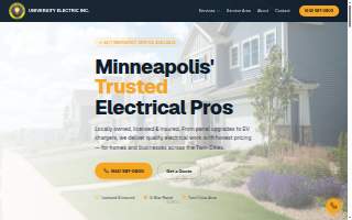 University Electric Inc. website