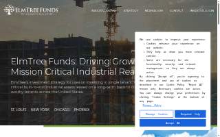 Elmtree Catering website