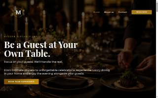 Modern Elegance Chefs of Elyria website