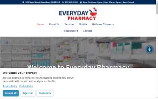 Everyday Pharmacy website
