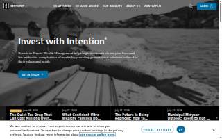 Bernstein Private Wealth Management of Cleveland Heights website