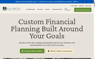 W.A. Smith Financial Group website
