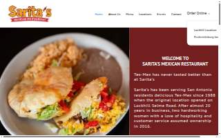 Sarita’s Coffee & Goods website