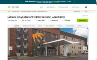 La Quinta Inn & Suites by Wyndham Cleveland - Airport North of Lakewood website