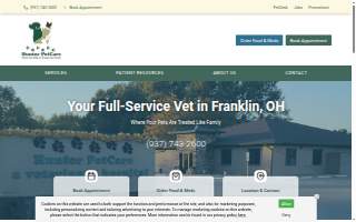 Hunter PetCare website