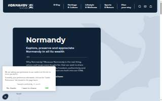 Normandy Catering website