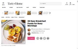 The Breakfast Place website